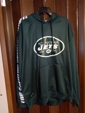 ny jets hoodie Adult XL 100%Polyester Gently Used 
