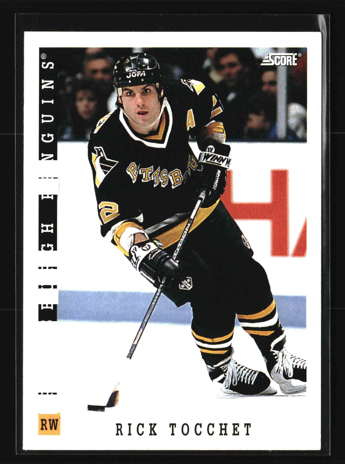 1993-94 Score - #340 Rick Tocchet - Pittsburgh Penguins