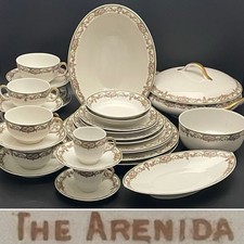 U.C. Limoges 30pc The Arenida Dinnerware Service for 2 1909-1928 Made in France