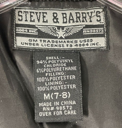 Youth’s Steve & Barry’s Chevrolet Racing Jacket Size M (7-8) - Picture 6 of 6