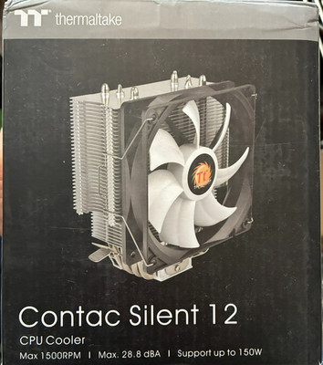 Thermaltake - CL-P039-AL12BL-A - Contac Silent 12 150W INTEL/AMD CPU Cooler