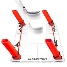 CHAMPKEY Magnetic Golf Swing Trainer - Plane Training Aid - Improve Red