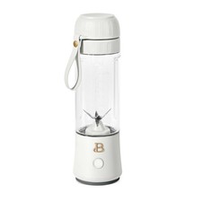 White Icing Portable Blender, 70W, 16 oz, Rechargeable To-Go