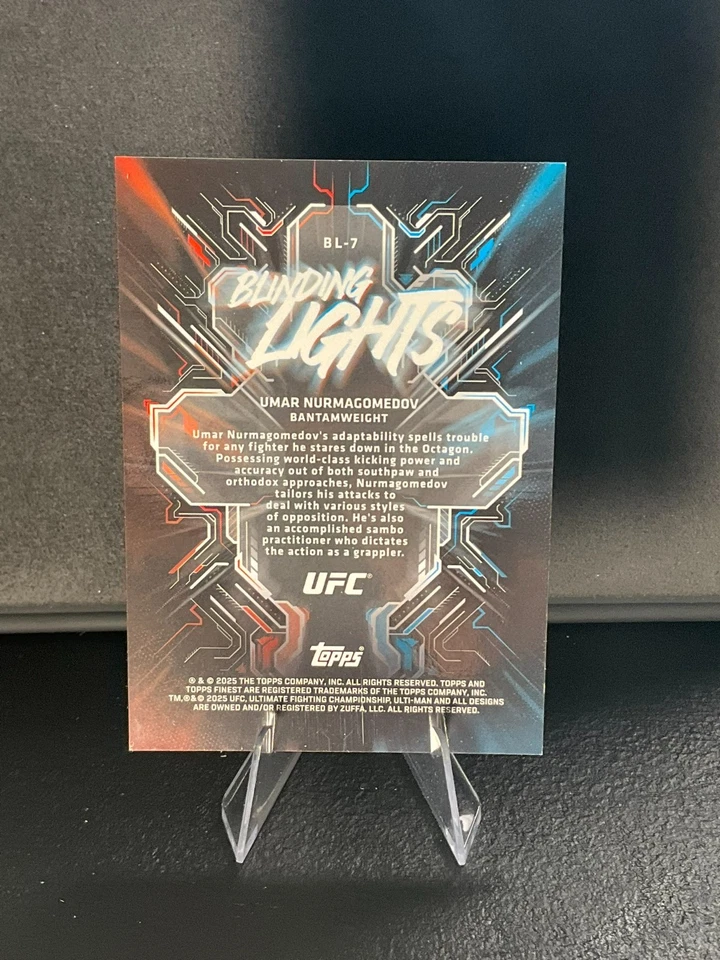 2025 Finest UFC Umar Nurmagomedov SSP CASE HIT VERY RARE BLINDING LIGHTS - Image 2 of 2