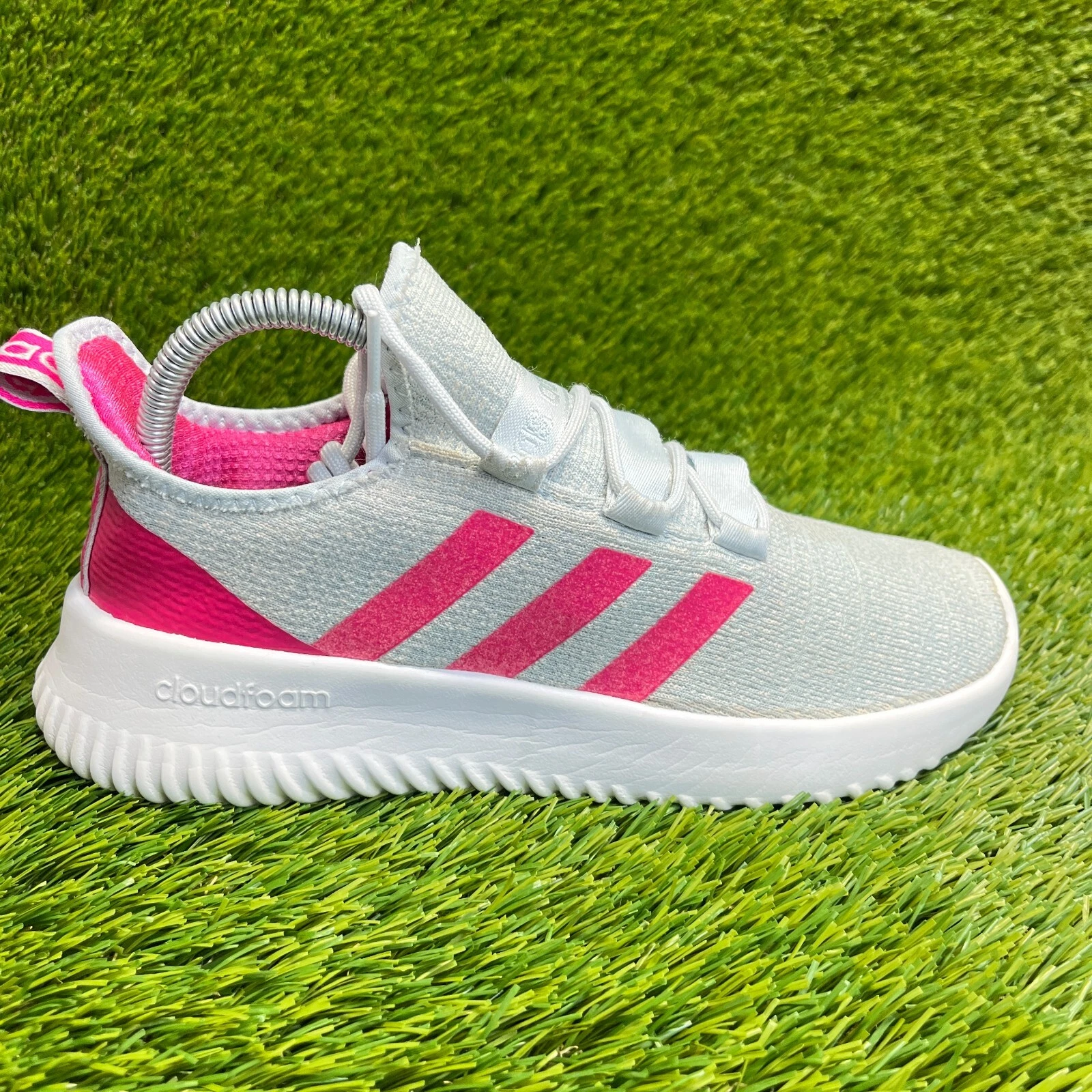 Scarpe da ginnastica Adidas Kaptir bambina taglia 6 5 anni grigio rosa running atletica
