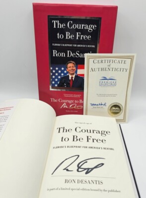Ron DeSantis Signed Numbered Deluxe Collector Set /5600 The Courage to Be Free