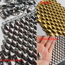 1000 Stainless Steel Loose Lamellar Plates for Medieval DIY Viking Armor