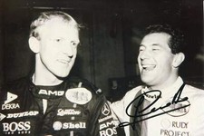 Johnny Cecotto autograph, Grand Prix motorcycle road racer and Formula 1 driver, Johnny Cecotto autograph, Grand Prix motorcycle road racer and Formula 1 driver,