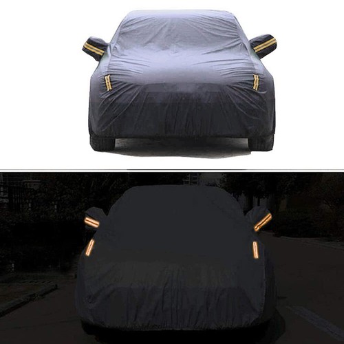 TELO AUTO SUV COPRIAUTO FELPATO IMPERMEABILE ZIP E RIFRANGENTI L:458x178x145cm - Foto 4 di 5