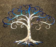 Love Bird Tree of Life Metal Wall Art