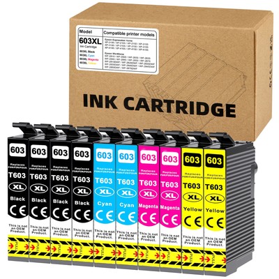 603XL Druckerpatronen für Epson XP-3150 XP-3155 XP-2150 WF-2810 WF-2835 WF-2850