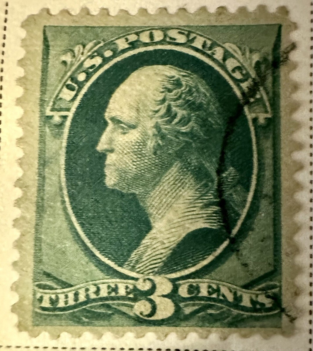 米国アンティーク切手 1861年 使用済 ジョージ・ワシントン 3￠切手 アメリカ切手 ジョージ・ワシントン 23セント切手 12枚セット