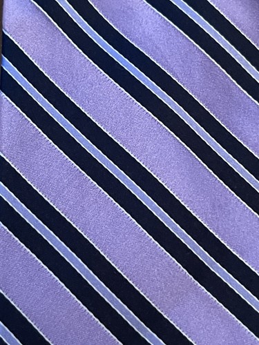 Stafford Purple Hand Made 100% Silk Men’s Neck Tie Made In China - Picture 10 of 10