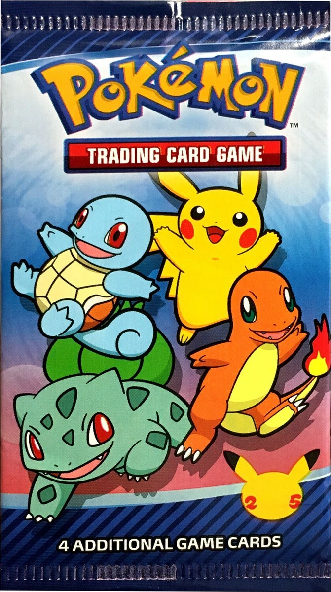 英語版　マクドナルド　ハッピーセット　25th パック　4パック Pokemon TCG McDonald's Happy Meal 25th Anniversary Promo