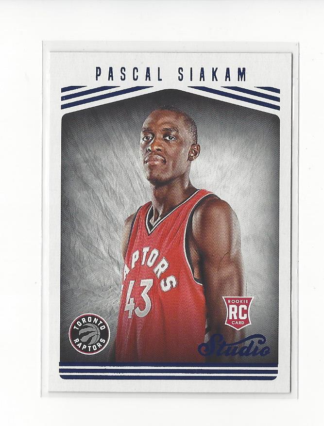 2016-17 Studio #199 Pascal Siakam SE RC Rookie Raptors Pacers