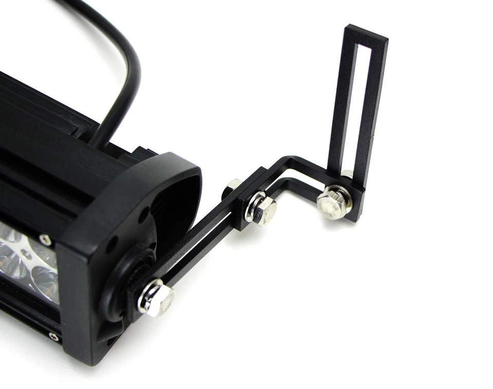 Universal Fit Lower Bumper Area Behind Grille Mount Brackets For LED Light Bars - Image 4 of 4