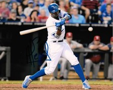 Kansas City Royals Alcides Escobar Signed Photo 8x10 COA 1