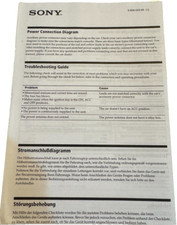 SONY CAR STEREO POWER CONNECTION DIAGRAM & INSTRUCTIONS