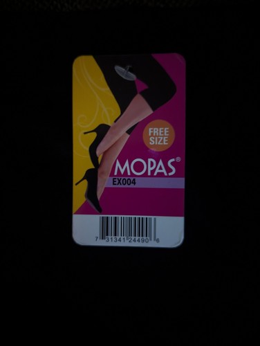 NWT Mopas Capri Knee Length Leggings Ribbed Waistband Free Size 2 Pair - Picture 5 of 10