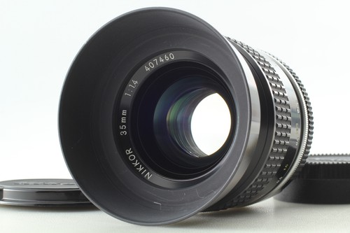 【EXCELENTE COMO NUEVO con capucha】 Lente Nikon Ai Nikkor 35mm f1.4 Gran Angul...