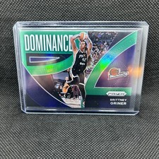 2022 Panini Prizm WNBA Green Prizm DOMINANCE Insert Brittney Griner 12 Mercury
