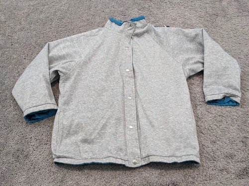 Vintage Blair Reversible Jacket Adult Large 1990s Windbreaker Blue Nylon - Picture 12 of 13
