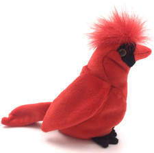 TY Beanie Baby - MAC the Cardinal ALL FOUR ERRORS - Excellent 