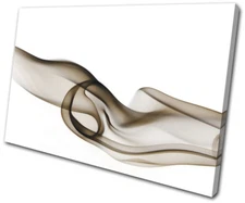 Smoke Design Abstract SINGLE CANVAS WALL ART Picture Print