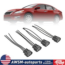 4x Ignition Coil Connectors Plug Wiring Harness For 02 03 - 18 Nissan Altima US