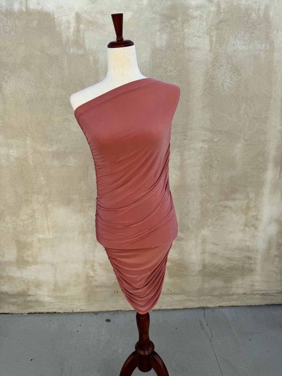 missguided asymmetric dress MISSGUIDED Asymmetric Satin Halter Neck Thigh High Slit DressMISSGUIDED