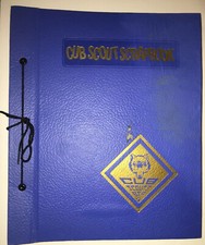 Cub Scout Scrap Book 1960's era Never Used