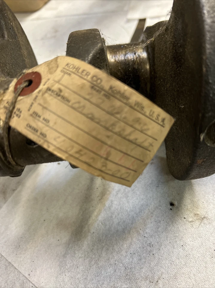 Kohler K660 K662 Twin Cylinder Cast Iron Crank NOS - Image 2 of 4