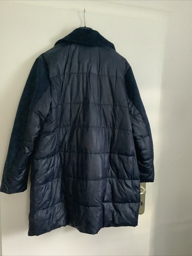 Cest Paris by c‘est by tout Longjacke Steppjacke „blau „ Materialmix Gr. 48 - Bild 8 von 9