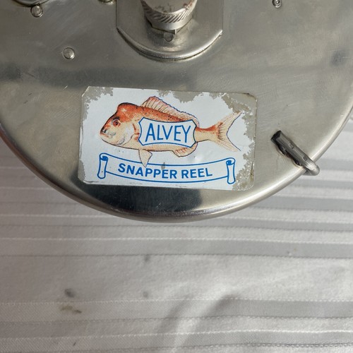 Vintage Charles Alvey & Son 525C Snapper Reel, Made in Australia - Bild 3 von 7