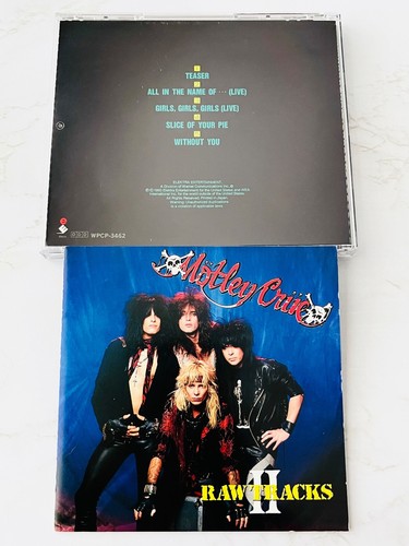 Motley Crue Raw Tracks II CD JAPAN IMPORT! w/Obi 1990 Elektra WPCP-3462 RARE OOP - Picture 4 of 4