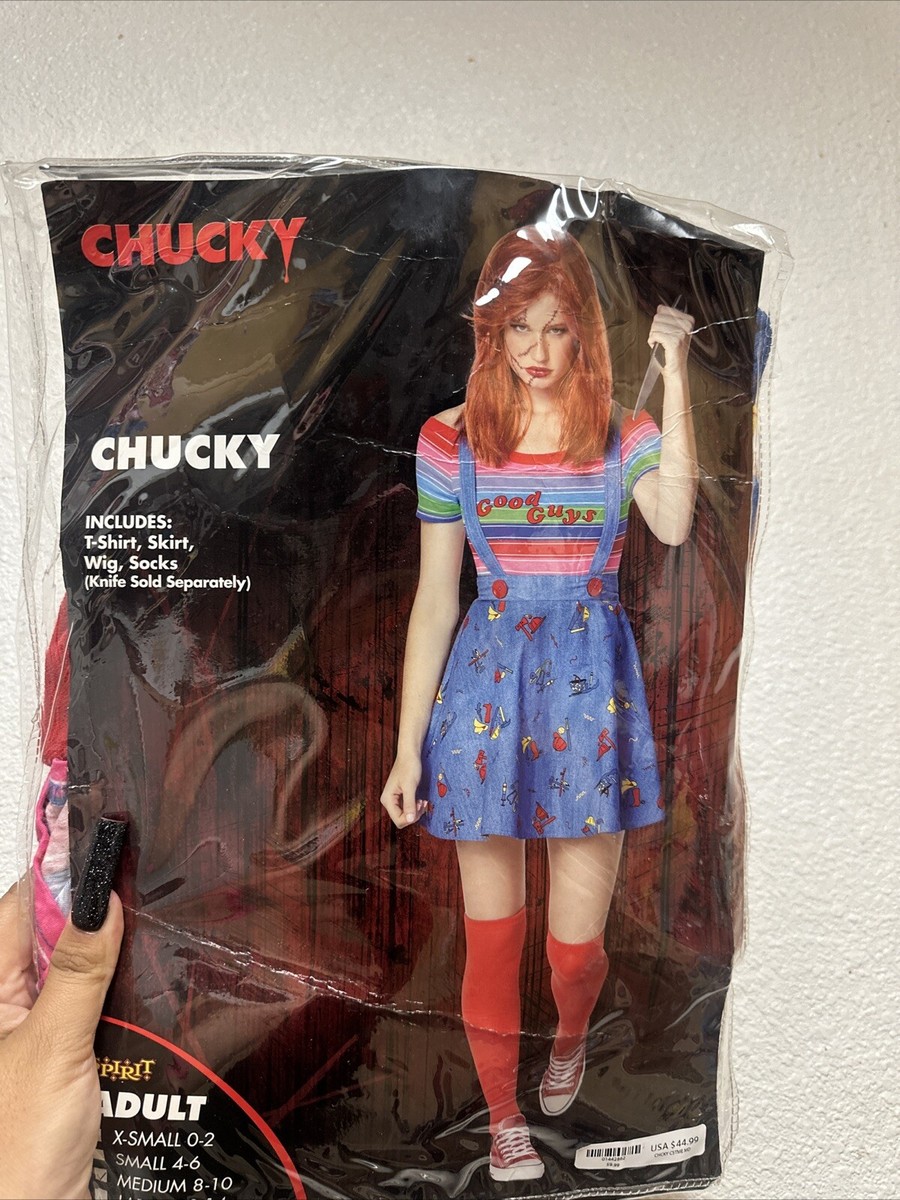 Halloween Chucky Good Guy Striped Shirt Chucky Costume Spirit