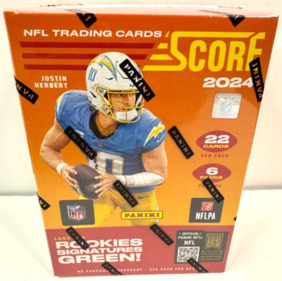  NEW 2024 Score Football Hobby Blaster Box w/132 Cards/Lots of Inserts&Rookies!