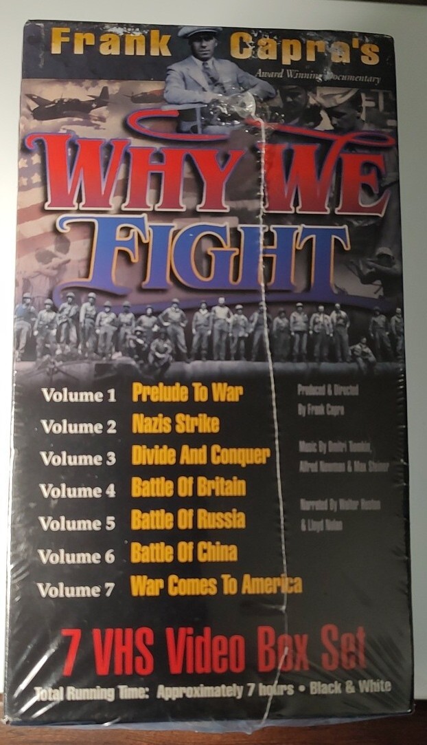 (未使用･未開封品)Why We Fight [Blu-ray] [Import] Frank Capras Why We Fight Set VHS 7 Tapes War Military Union