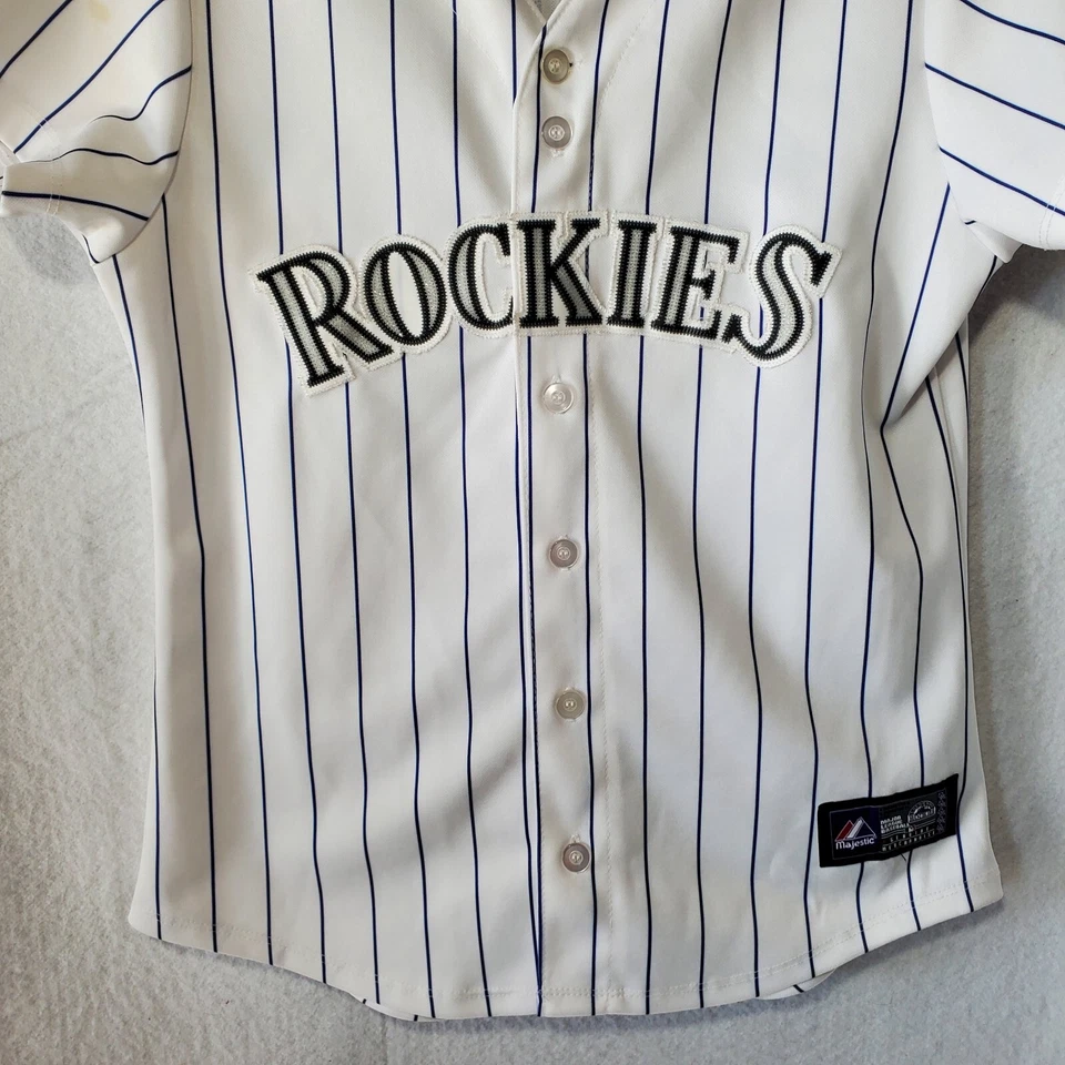 Colorado RockiesJersey No24 Декстер Фаулер РЕДКАЯ MLB бейсбол молодежный маленький - Изображение 4 из 4