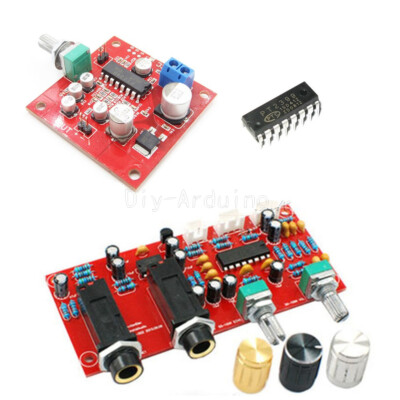 NE5532 Microphone Amplifier Board PT2399 Reverberation Panel IC Suite NEW