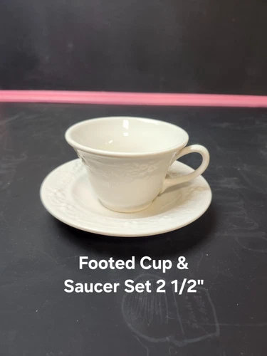 Homer Laughlin White Restaurant Ware Raised Fruit Embossed Edge (You Pick)