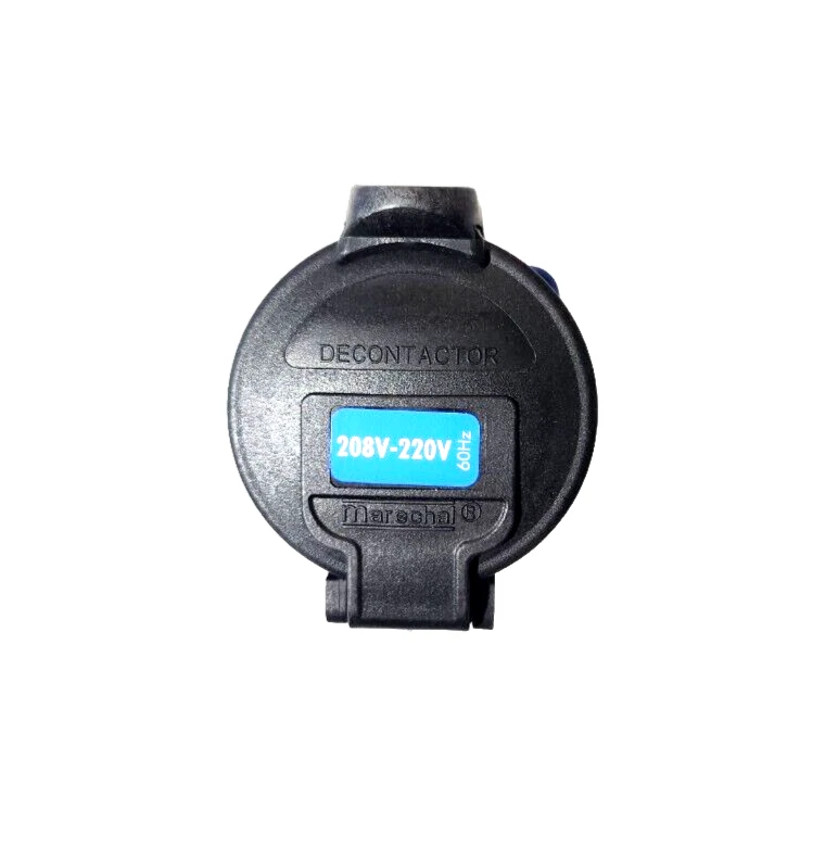 Meltric 22-34163 Hazardous Location DXN30 Receptacle 208 VAC 30A Black Poly 3P+G - Image 3 of 4