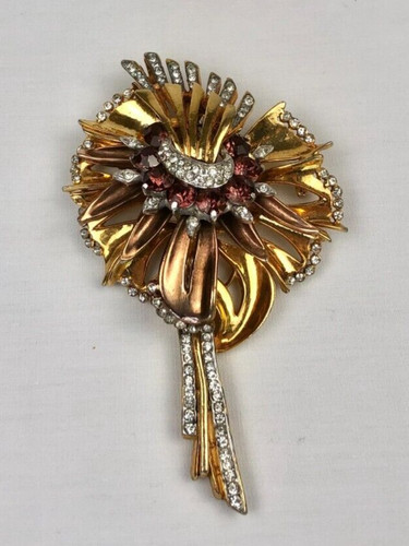 Vintage 1930's Renaud Floral Brooch