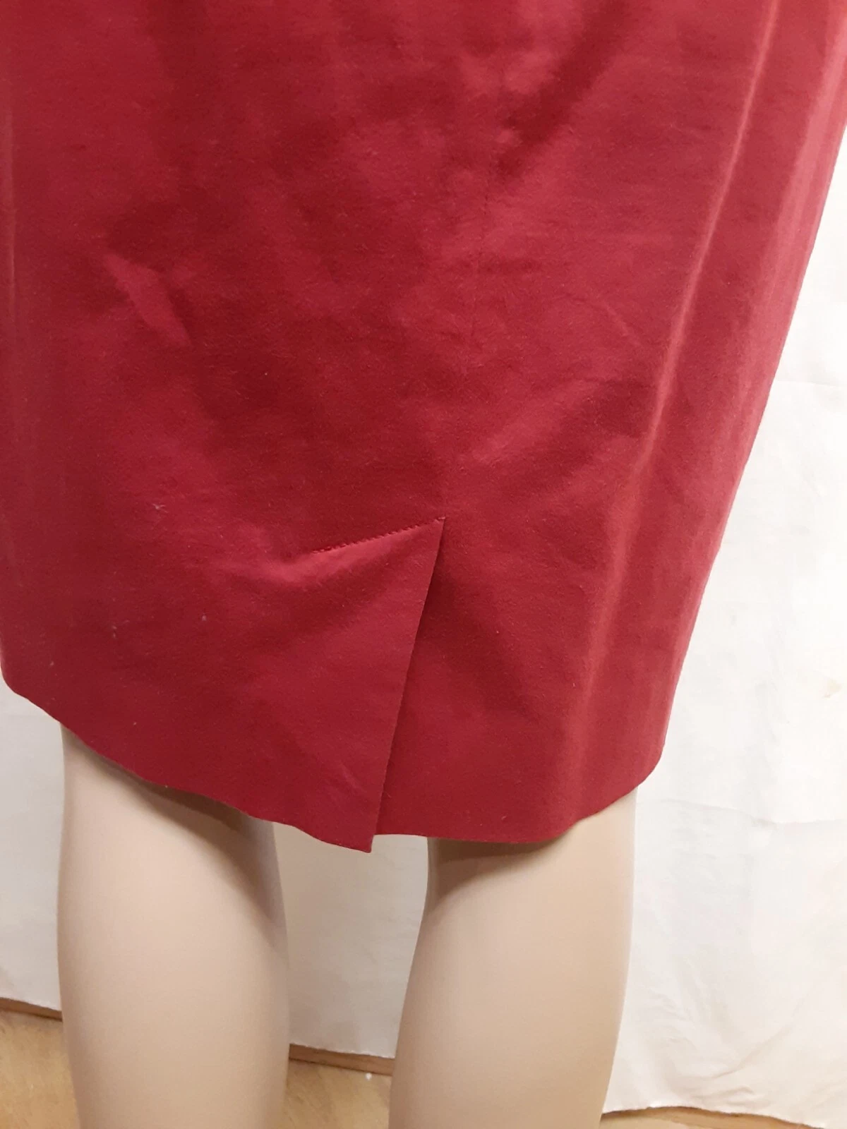 Abito Moschino economico e chic senza maniche in cotone al ginocchio taglia IT 44 US 10