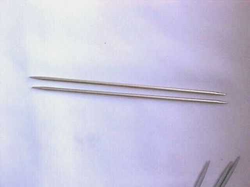 Ganchos de ganchillo de aluminio 2 Boye H-8 y G Plus 3 pares de agujas de tejer de 7" de largo - Imagen 6 de 7