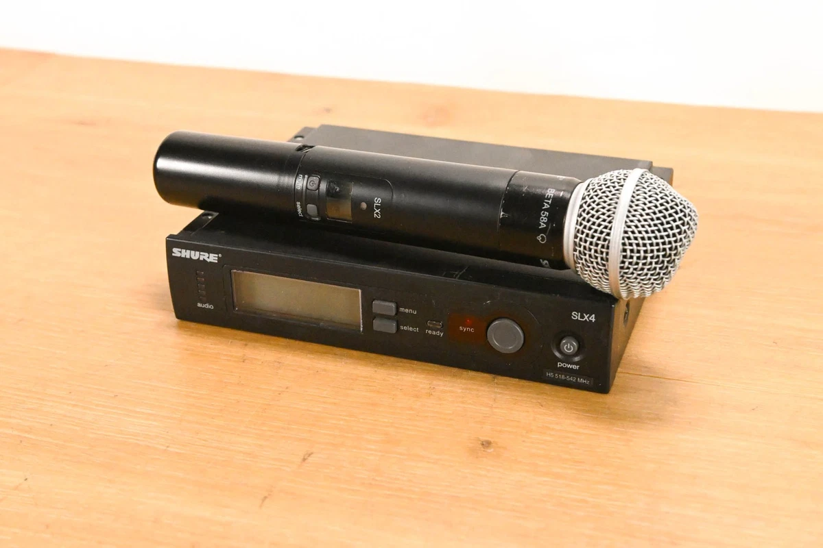 Ricevitore Wireless Shure SLX4-H5 (518-542 MHz) Con Alimentatore Originale – Testato