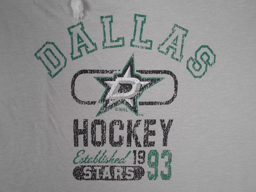 NHL Dallas Stars Hockey YOUTH (12/14) Girls Beige Drawstring T-Shirt Size Large - Picture 3 of 6