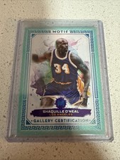 2023-24 Topps Motif Gallery Certification  Teal Shaquille O'Neal #72 HOF Rare