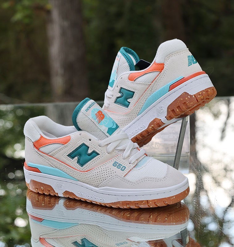 New Balance 550 Sea Salt Verdigris Women's Size Custom