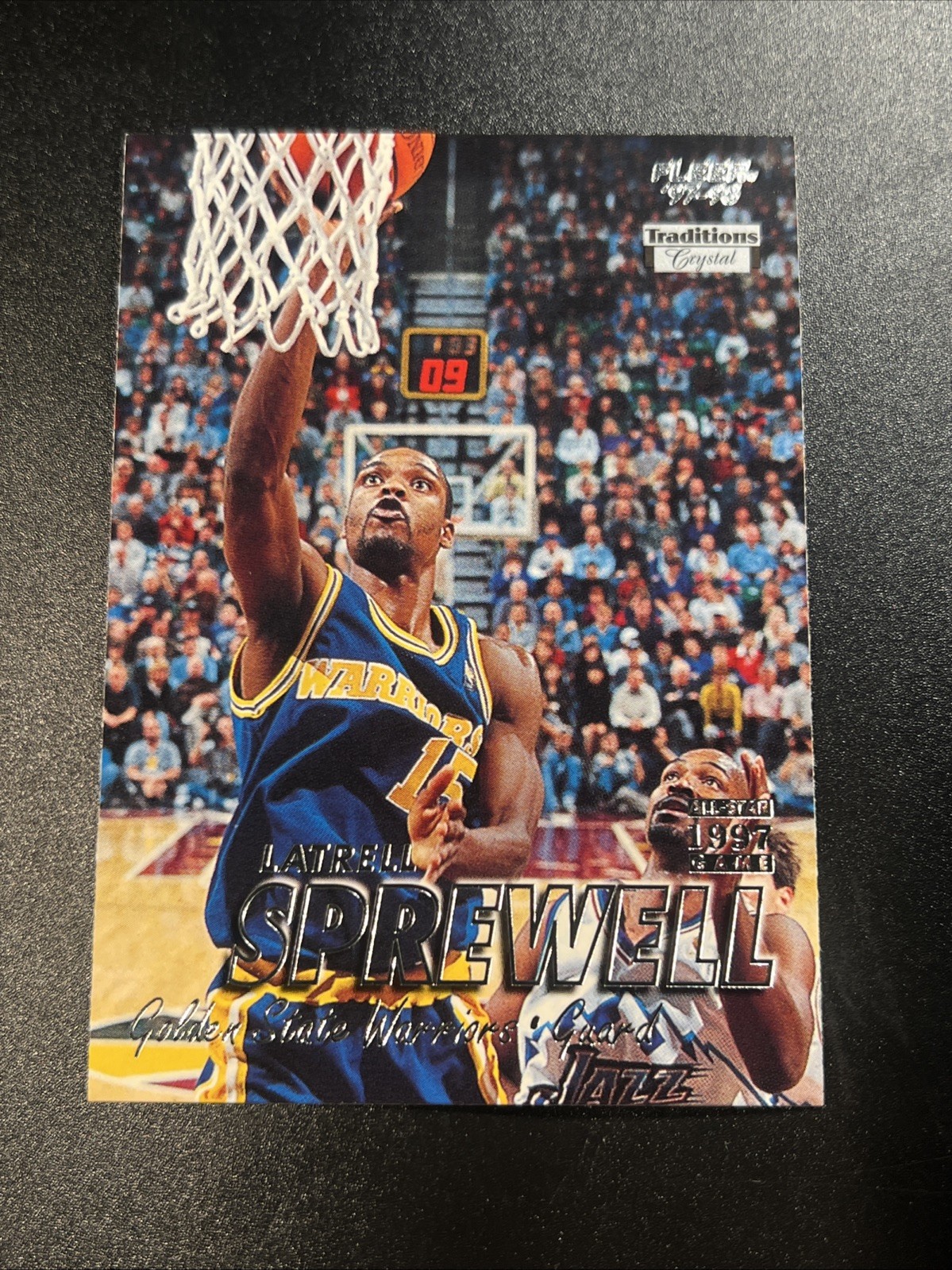 Latrell Sprewell 1997-98 Fleer Traditions Crystal SP #15 Warriors